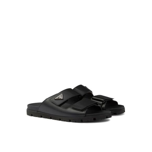 Prada Men Leather Strap Sandals - Picture 3 of 6